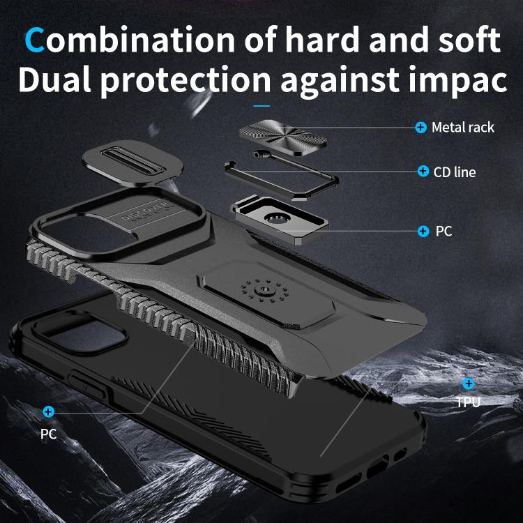 For iPhone 11 Pro Sliding Camshield Holder Phone Case