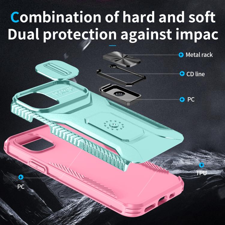 For iPhone 11 Pro Sliding Camshield Holder Phone Case