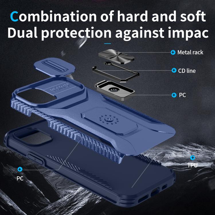 For iPhone 11 Pro Sliding Camshield Holder Phone Case