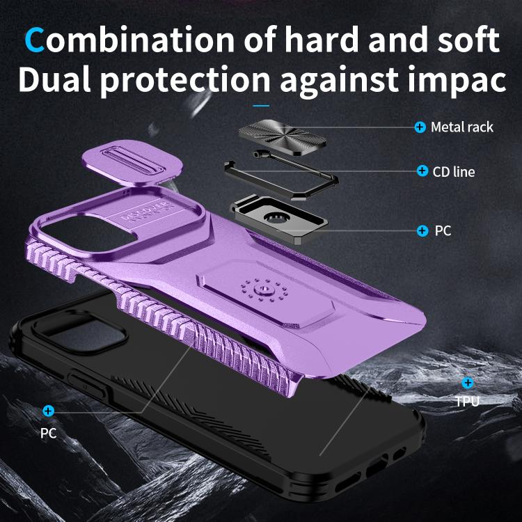 For iPhone 11 Pro Sliding Camshield Holder Phone Case