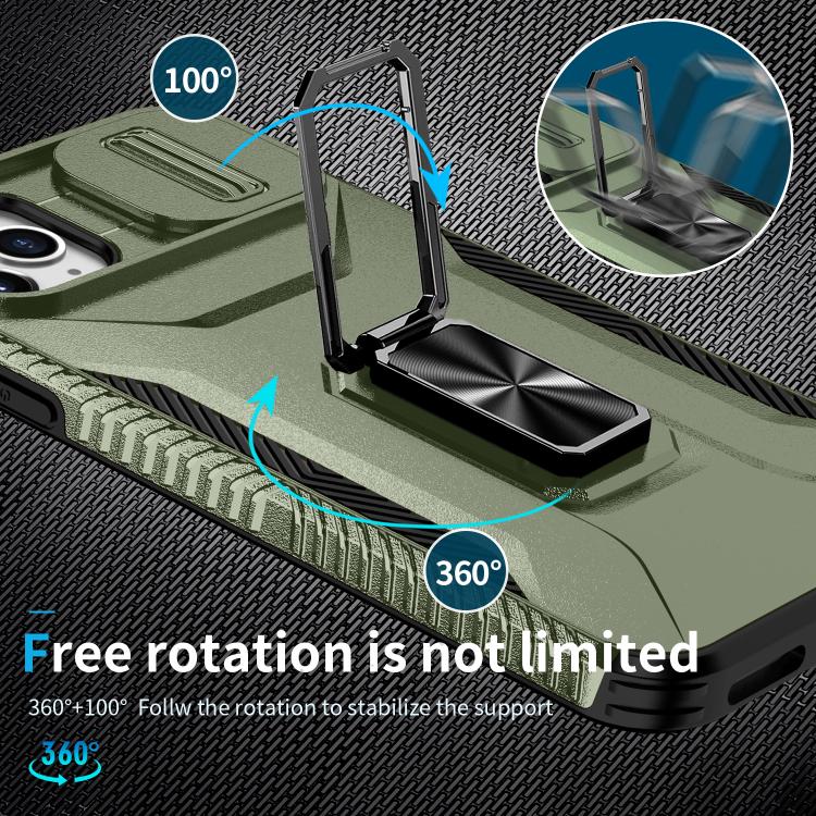 For iPhone 11 Pro Max Sliding Camshield Holder Phone Case