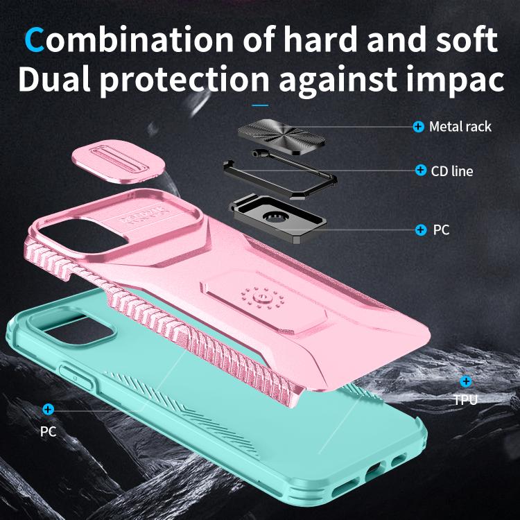 For iPhone 11 Pro Max Sliding Camshield Holder Phone Case