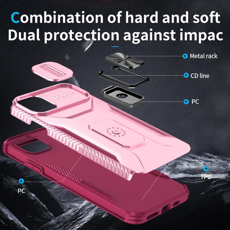 For iPhone 11 Pro Max Sliding Camshield Holder Phone Case
