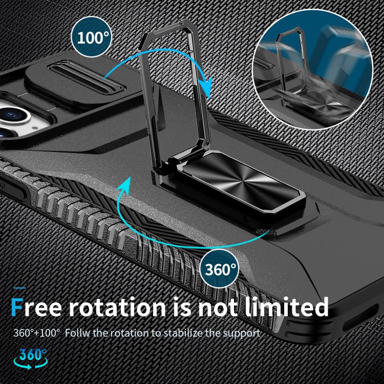 For iPhone 11 Pro Max Sliding Camshield Holder Phone Case