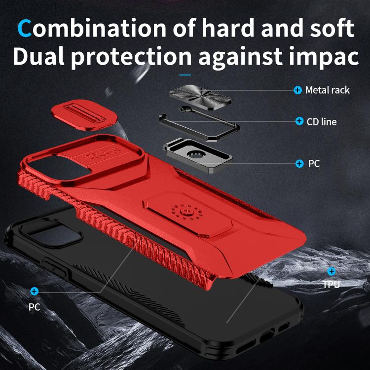 For iPhone 11 Pro Max Sliding Camshield Holder Phone Case