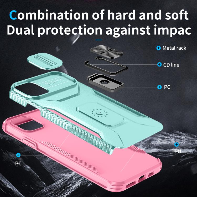 For iPhone 11 Pro Max Sliding Camshield Holder Phone Case