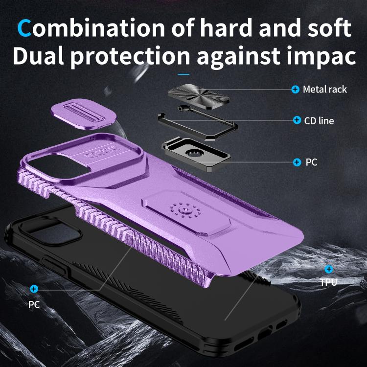 For iPhone 11 Pro Max Sliding Camshield Holder Phone Case