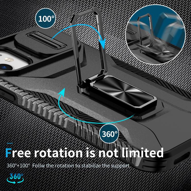 For iPhone 11 Sliding Camshield Holder Phone Case