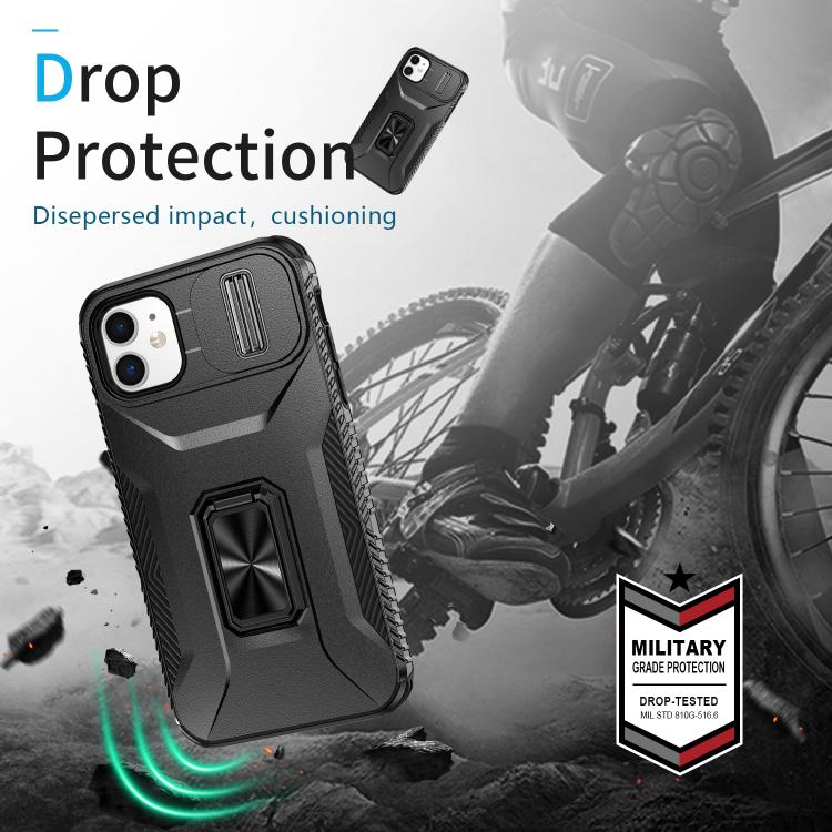 For iPhone 11 Sliding Camshield Holder Phone Case