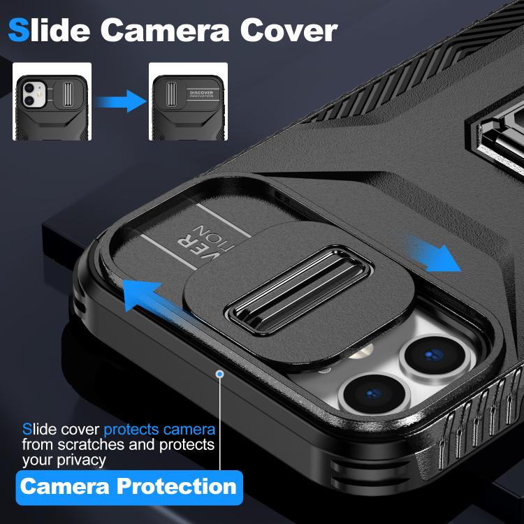 For iPhone 11 Sliding Camshield Holder Phone Case