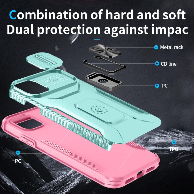 For iPhone 11 Sliding Camshield Holder Phone Case