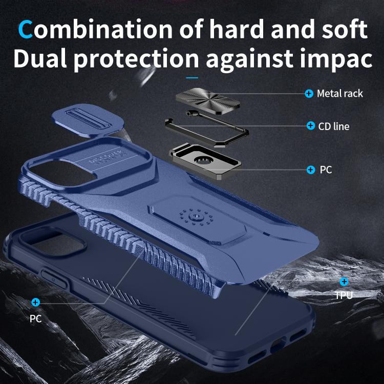 For iPhone 11 Sliding Camshield Holder Phone Case
