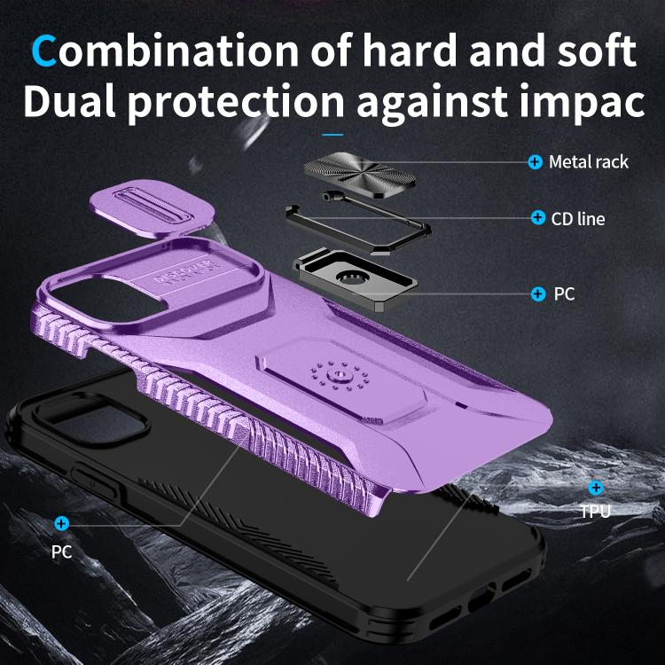 For iPhone 11 Sliding Camshield Holder Phone Case