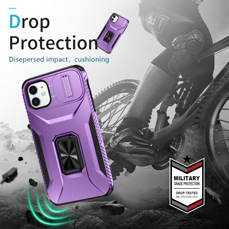 For iPhone 11 Sliding Camshield Holder Phone Case
