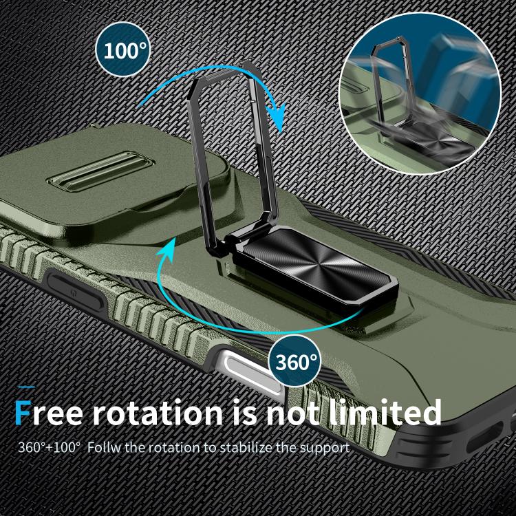 For iPhone 17 Pro Max Sliding Camshield Holder Phone Case