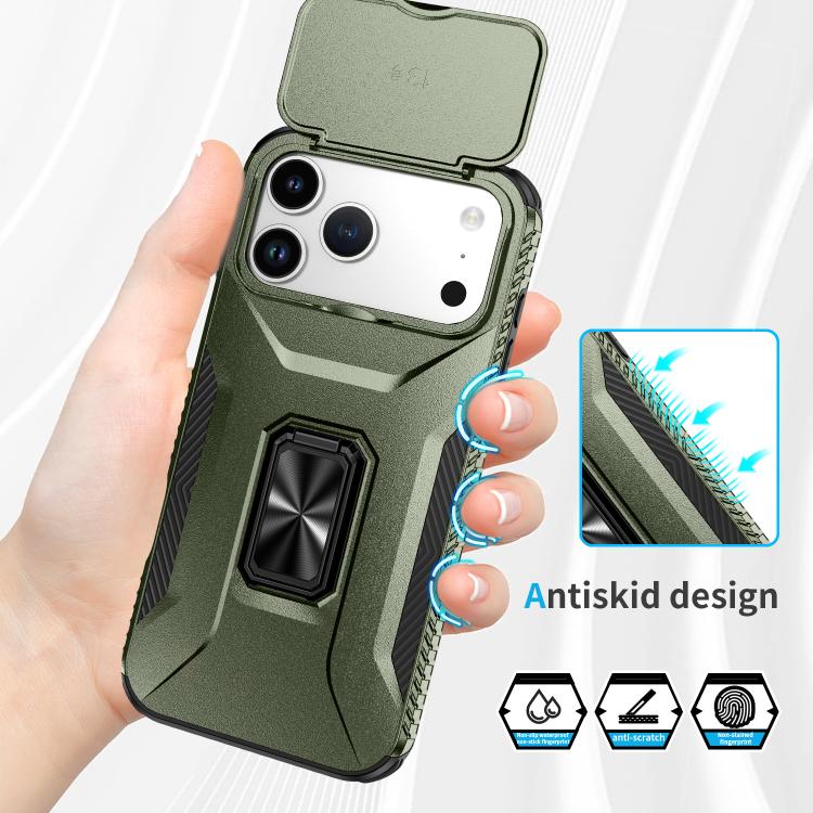 For iPhone 17 Pro Max Sliding Camshield Holder Phone Case