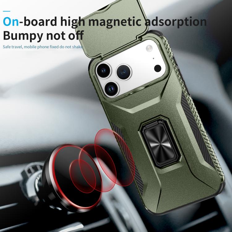 For iPhone 17 Pro Max Sliding Camshield Holder Phone Case