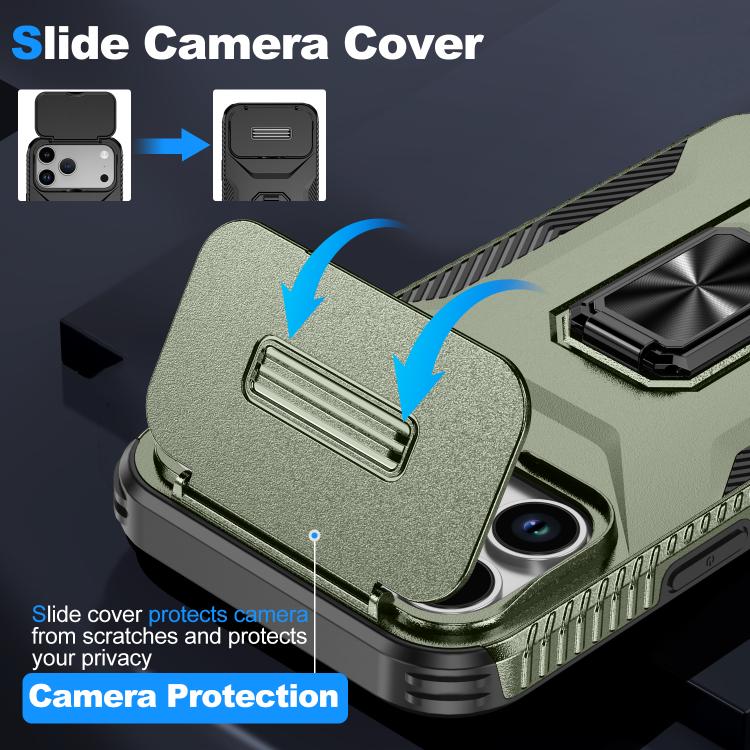 For iPhone 17 Pro Max Sliding Camshield Holder Phone Case