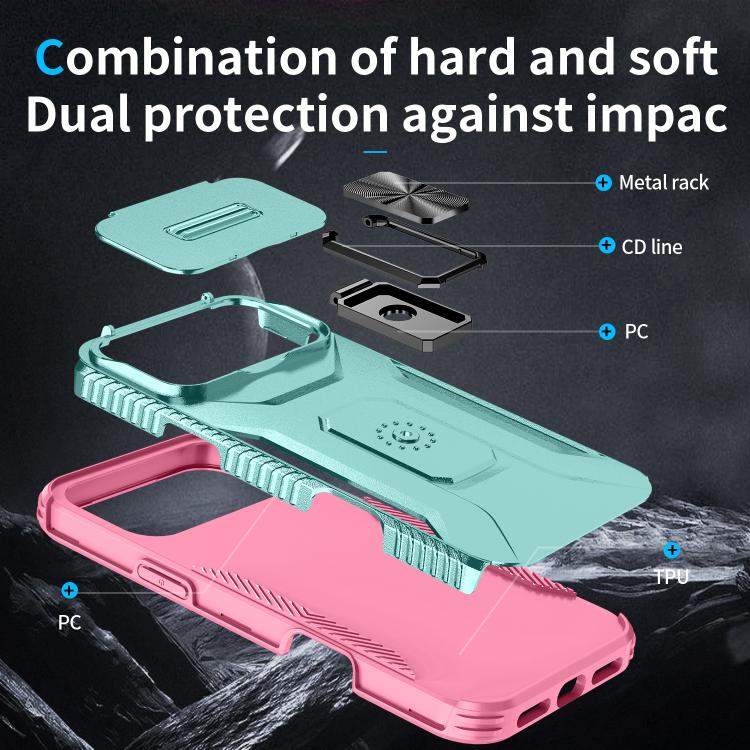 For iPhone 17 Pro Max Sliding Camshield Holder Phone Case