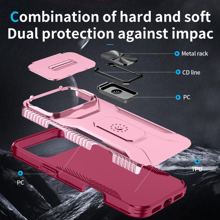 For iPhone 17 Pro Max Sliding Camshield Holder Phone Case
