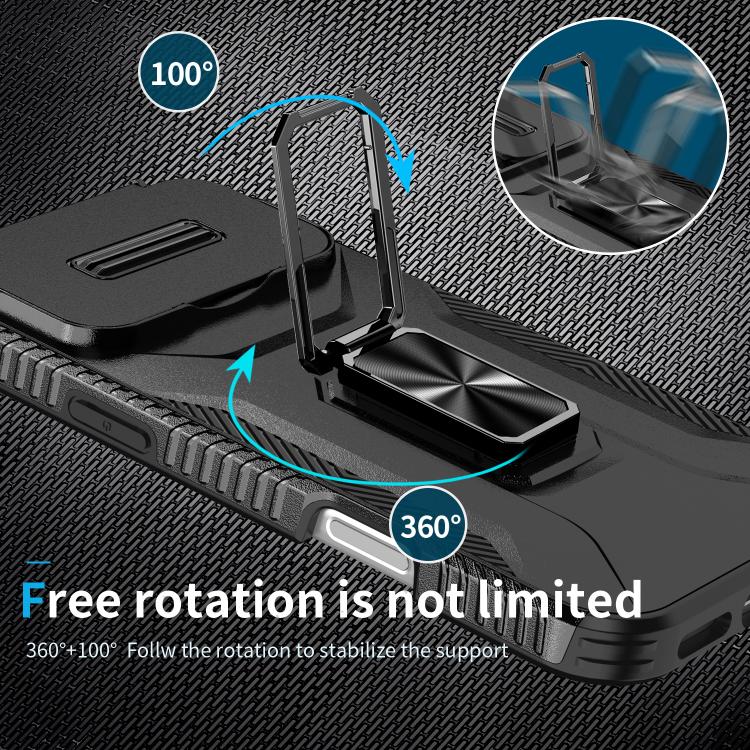 For iPhone 17 Pro Max Sliding Camshield Holder Phone Case
