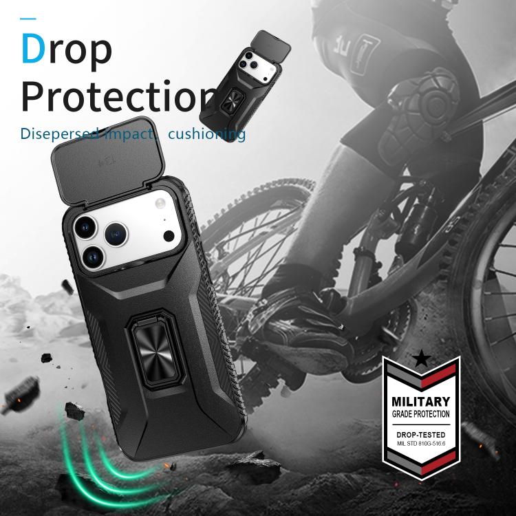 For iPhone 17 Pro Max Sliding Camshield Holder Phone Case