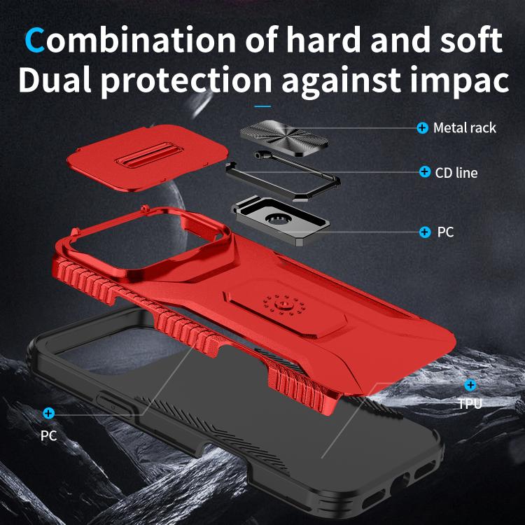 For iPhone 17 Pro Max Sliding Camshield Holder Phone Case