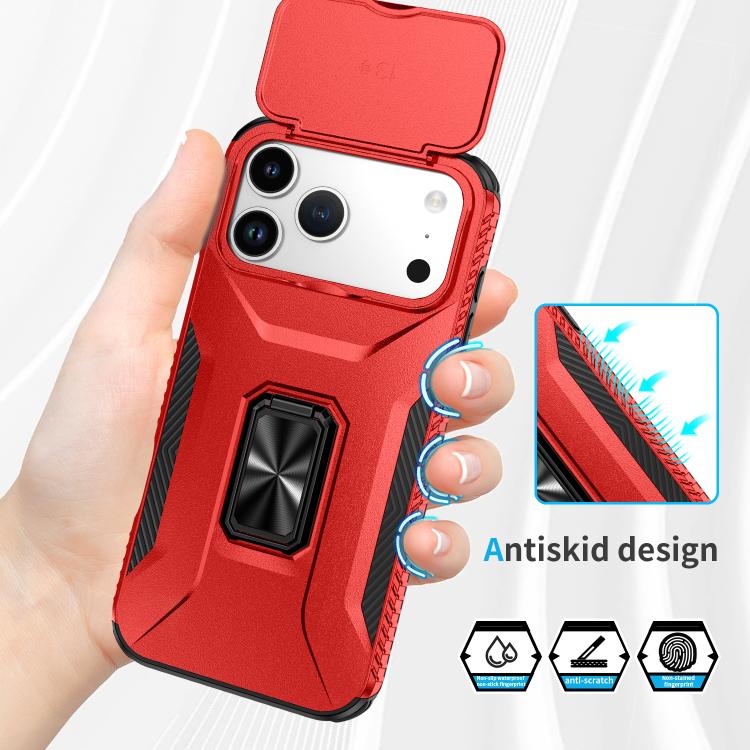 For iPhone 17 Pro Max Sliding Camshield Holder Phone Case