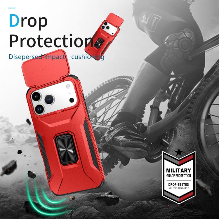 For iPhone 17 Pro Max Sliding Camshield Holder Phone Case