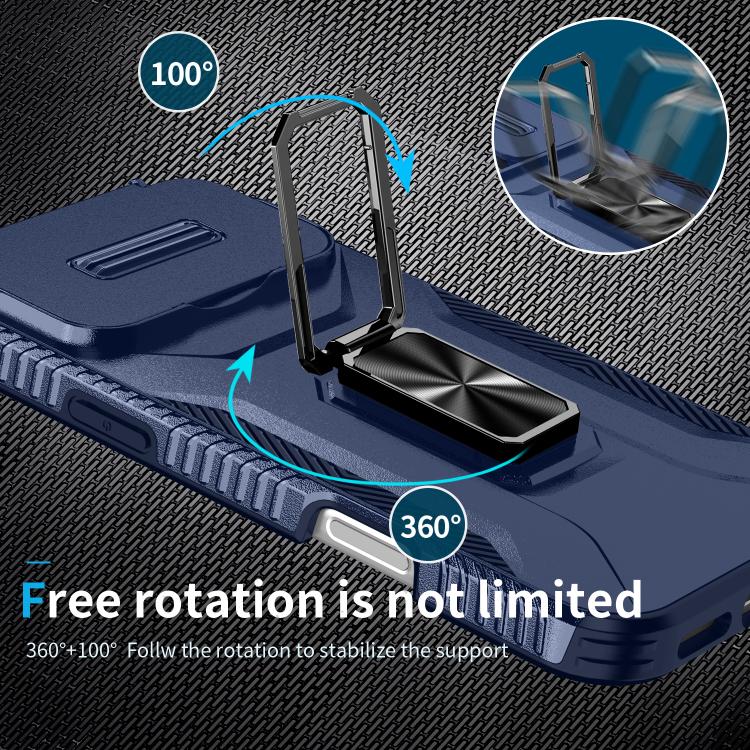 For iPhone 17 Pro Max Sliding Camshield Holder Phone Case