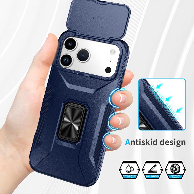 For iPhone 17 Pro Max Sliding Camshield Holder Phone Case