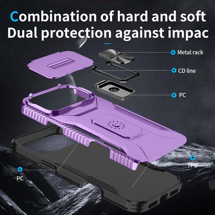 For iPhone 17 Pro Max Sliding Camshield Holder Phone Case