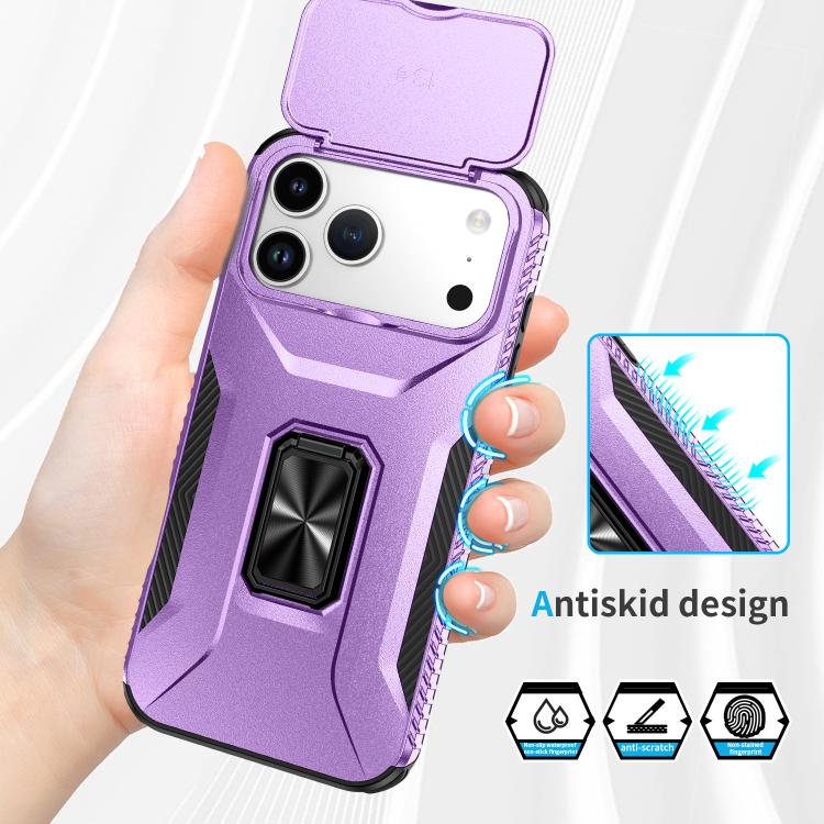 For iPhone 17 Pro Max Sliding Camshield Holder Phone Case