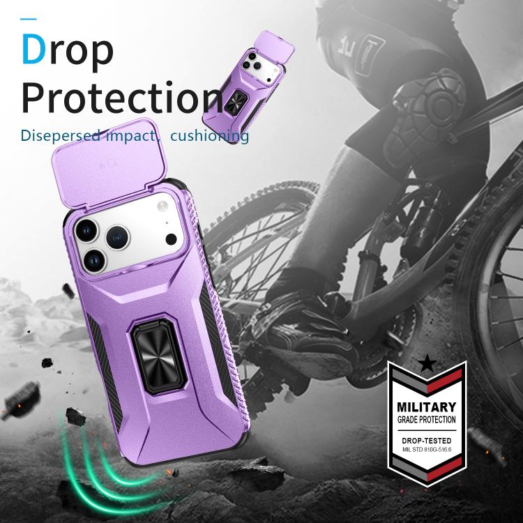 For iPhone 17 Pro Max Sliding Camshield Holder Phone Case