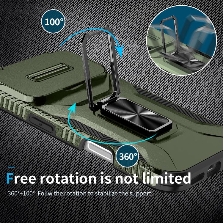 For iPhone 17 Pro Sliding Camshield Holder Phone Case