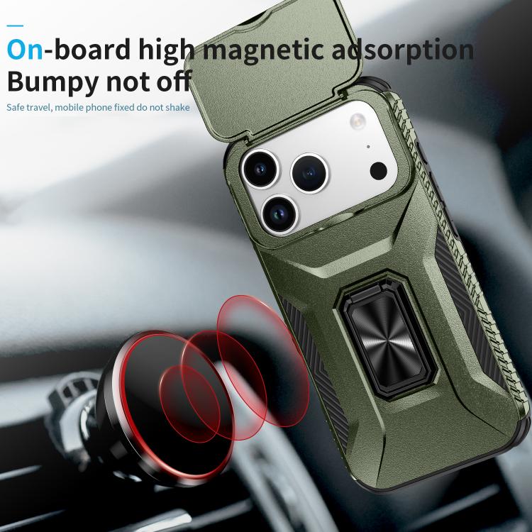 For iPhone 17 Pro Sliding Camshield Holder Phone Case