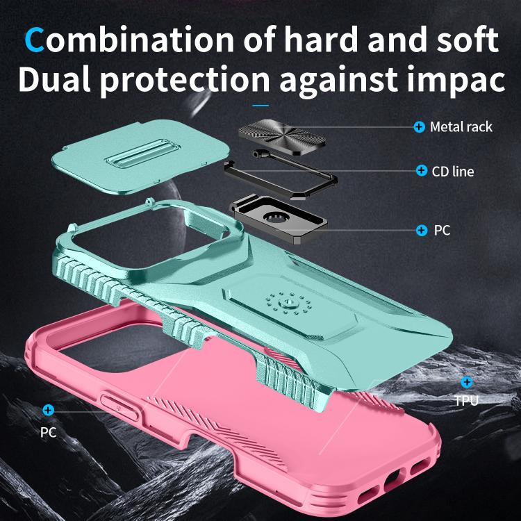 For iPhone 17 Pro Sliding Camshield Holder Phone Case