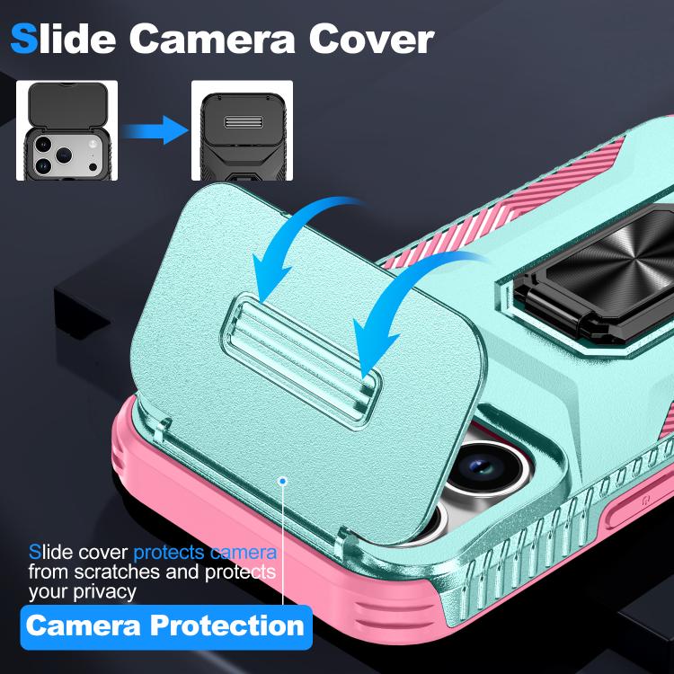 For iPhone 17 Pro Sliding Camshield Holder Phone Case
