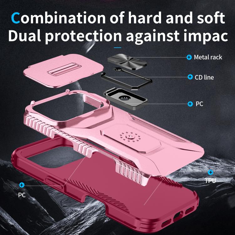 For iPhone 17 Pro Sliding Camshield Holder Phone Case