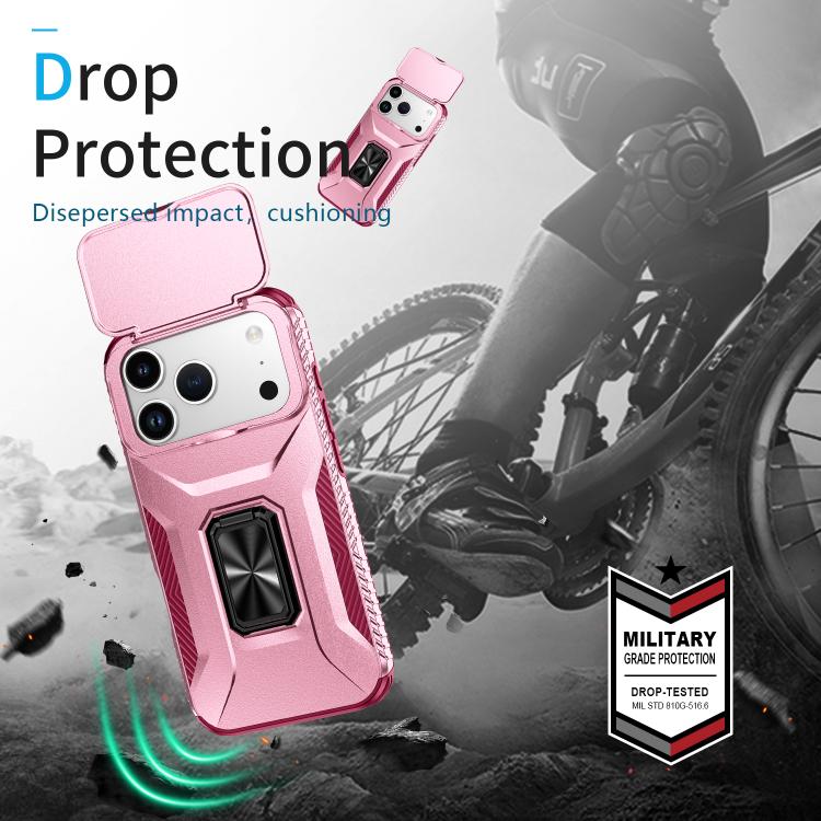 For iPhone 17 Pro Sliding Camshield Holder Phone Case