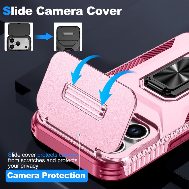 For iPhone 17 Pro Sliding Camshield Holder Phone Case