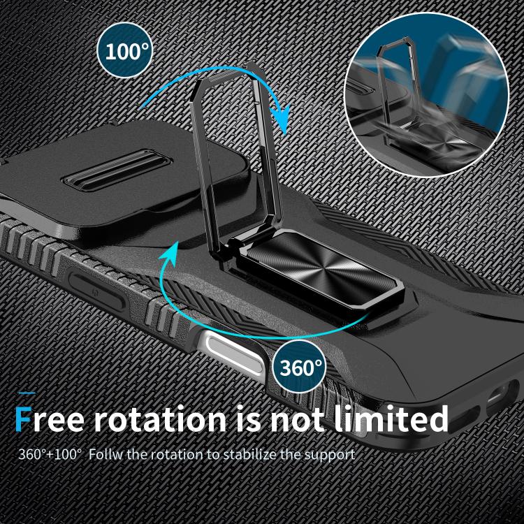For iPhone 17 Pro Sliding Camshield Holder Phone Case