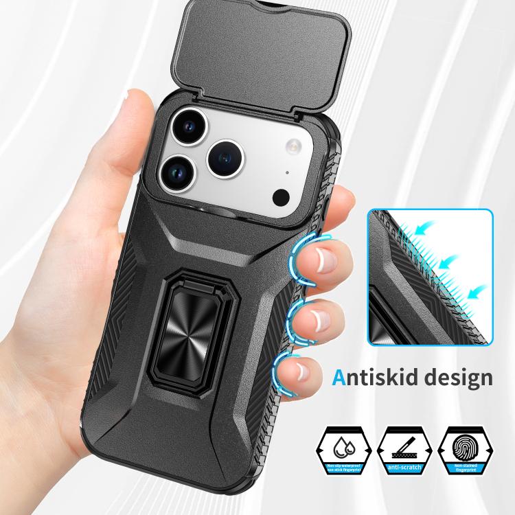 For iPhone 17 Pro Sliding Camshield Holder Phone Case