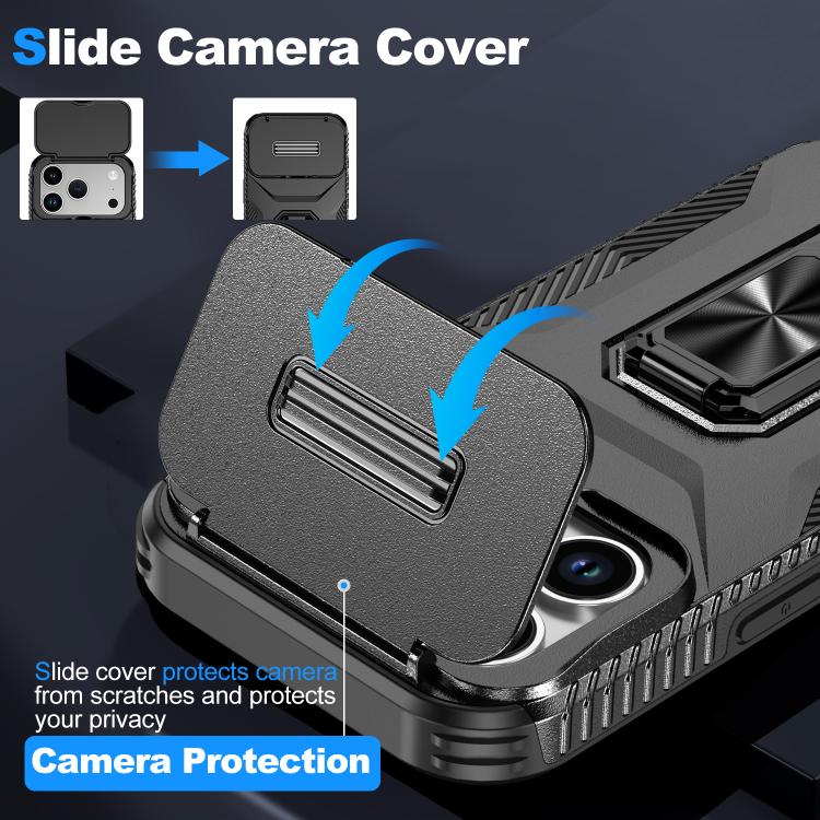 For iPhone 17 Pro Sliding Camshield Holder Phone Case