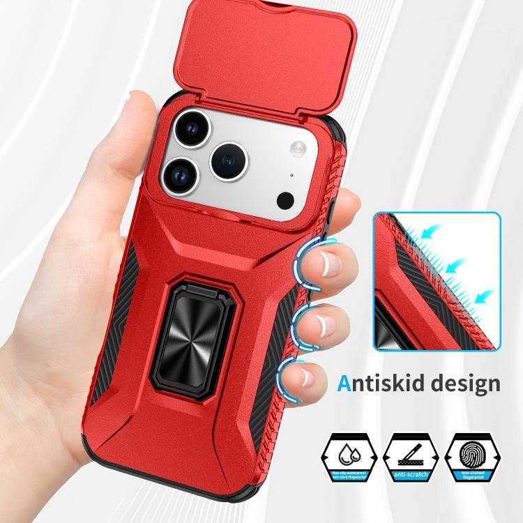 For iPhone 17 Pro Sliding Camshield Holder Phone Case