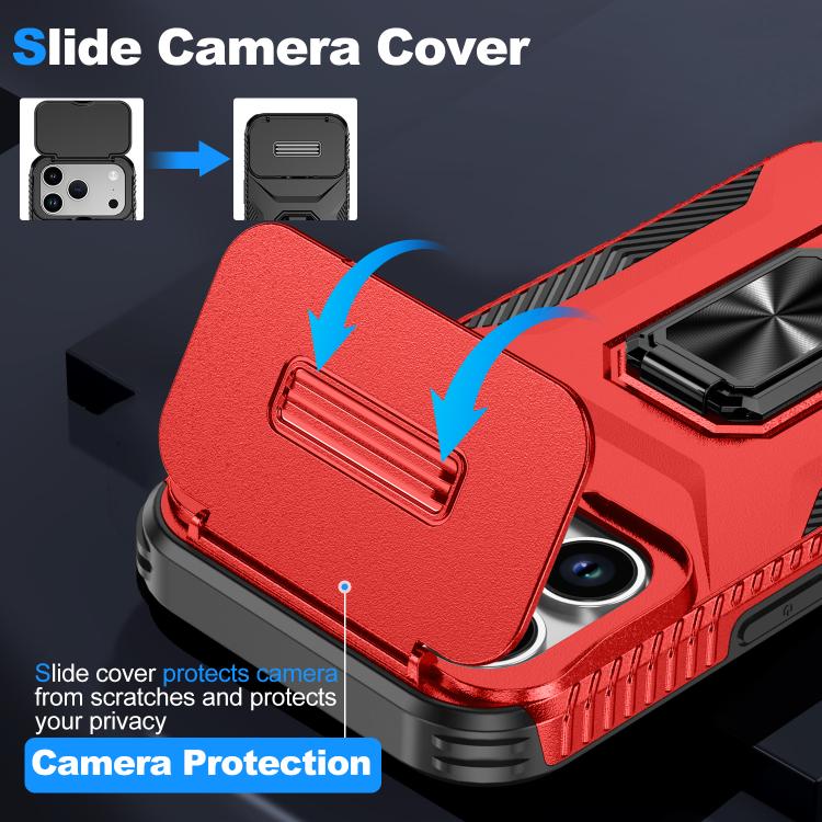 For iPhone 17 Pro Sliding Camshield Holder Phone Case