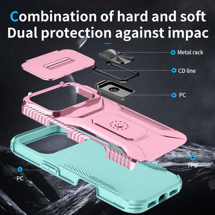 For iPhone 17 Pro Sliding Camshield Holder Phone Case