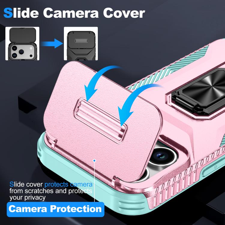 For iPhone 17 Pro Sliding Camshield Holder Phone Case