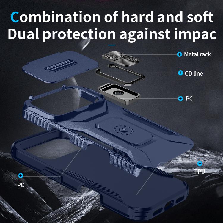 For iPhone 17 Pro Sliding Camshield Holder Phone Case