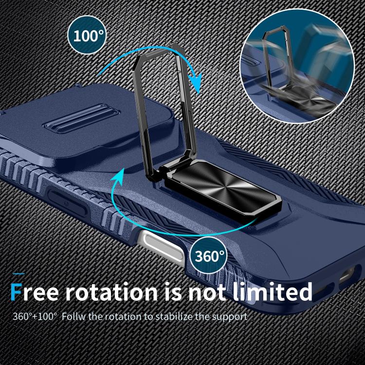 For iPhone 17 Pro Sliding Camshield Holder Phone Case